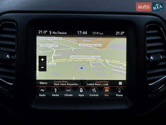 Джип Compass 2019 у Луцьку на Automoto.ua Чорний Джип Compass, об'ємом двигуна 2 л та пробігом 231 тис. км за 18999 $, фото 13 на Automoto.ua