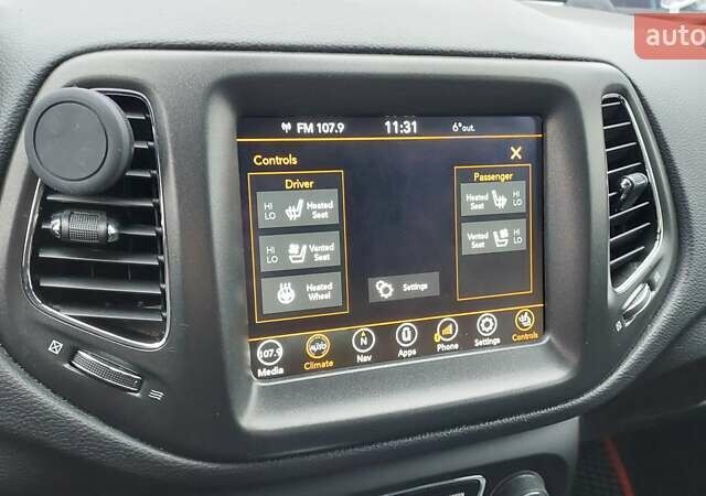 Черный Джип Компас, объемом двигателя 2.36 л и пробегом 59 тыс. км за 21500 $, фото 8 на Automoto.ua