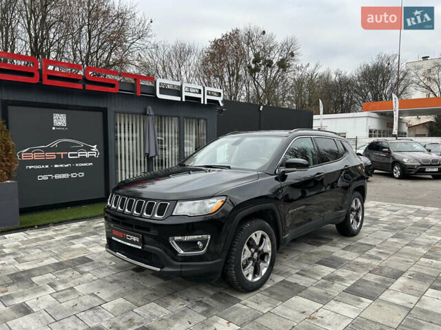 Черный Джип Компас, объемом двигателя 2.36 л и пробегом 54 тыс. км за 19100 $, фото 1 на Automoto.ua