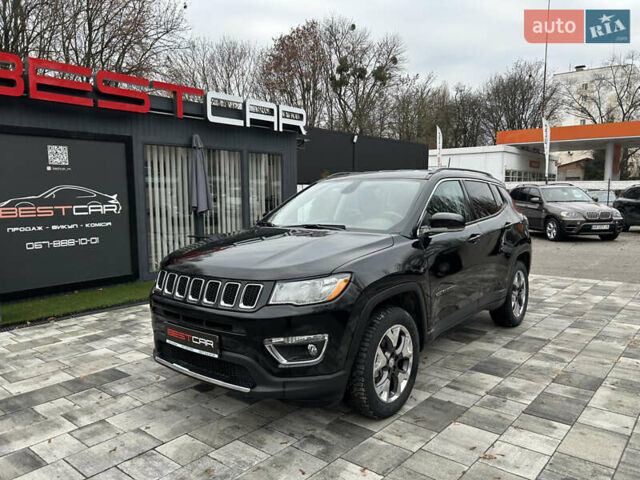 Черный Джип Компас, объемом двигателя 2.36 л и пробегом 54 тыс. км за 19100 $, фото 2 на Automoto.ua