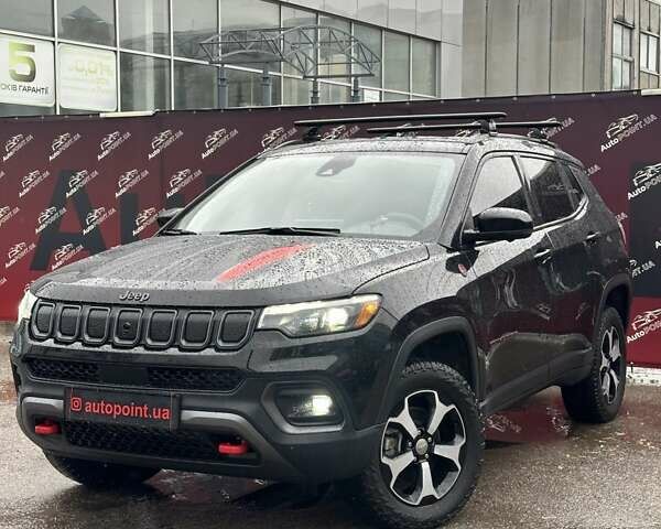 Черный Джип Компас, объемом двигателя 2.4 л и пробегом 25 тыс. км за 23700 $, фото 2 на Automoto.ua