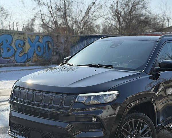 Черный Джип Компас, объемом двигателя 2.4 л и пробегом 72 тыс. км за 21500 $, фото 3 на Automoto.ua