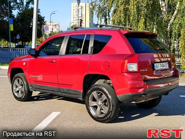 Красный Джип Компас, объемом двигателя 2.4 л и пробегом 158 тыс. км за 8999 $, фото 1 на Automoto.ua
