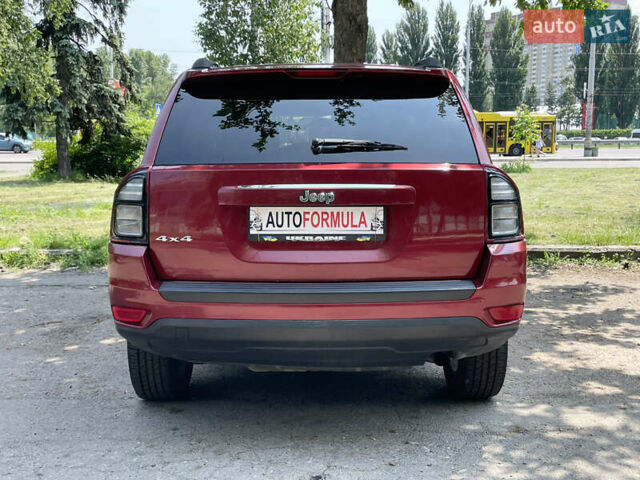 Красный Джип Компас, объемом двигателя 2.4 л и пробегом 180 тыс. км за 8490 $, фото 8 на Automoto.ua