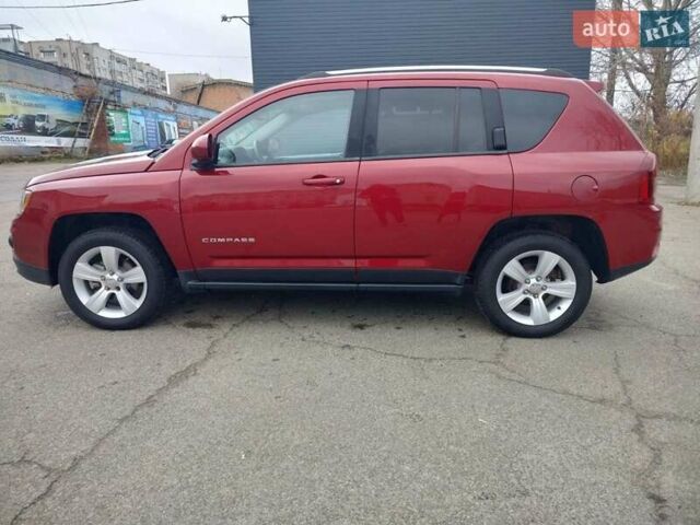 Красный Джип Компас, объемом двигателя 2.4 л и пробегом 170 тыс. км за 9800 $, фото 3 на Automoto.ua