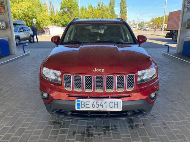Красный Джип Компас, объемом двигателя 2 л и пробегом 170 тыс. км за 9500 $, фото 1 на Automoto.ua