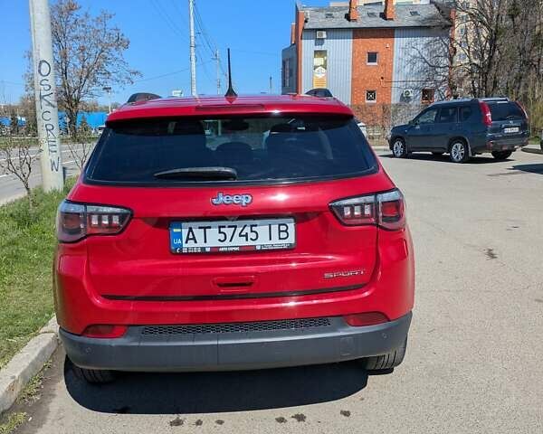 Красный Джип Компас, объемом двигателя 2.4 л и пробегом 173 тыс. км за 14999 $, фото 3 на Automoto.ua