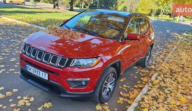 Джип Compass 2017 у Рівному на Automoto.ua Червоний Джип Compass, об'ємом двигуна 2.36 л та пробігом 24 тис. км за 14500 $, фото 6 на Automoto.ua