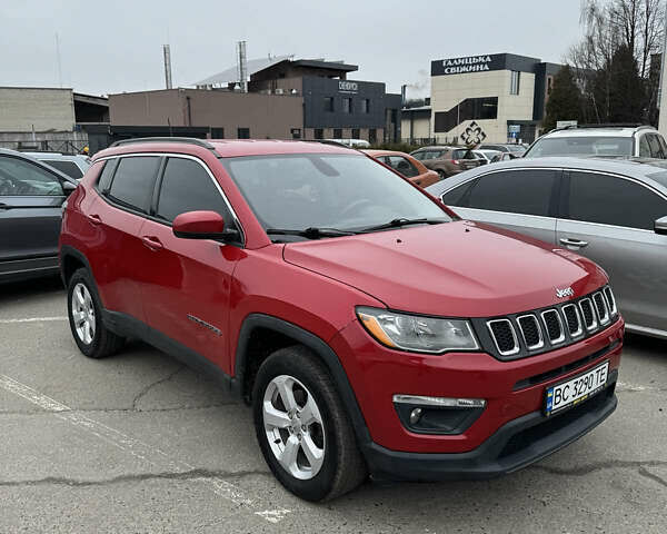 Красный Джип Компас, объемом двигателя 2.36 л и пробегом 126 тыс. км за 16200 $, фото 1 на Automoto.ua