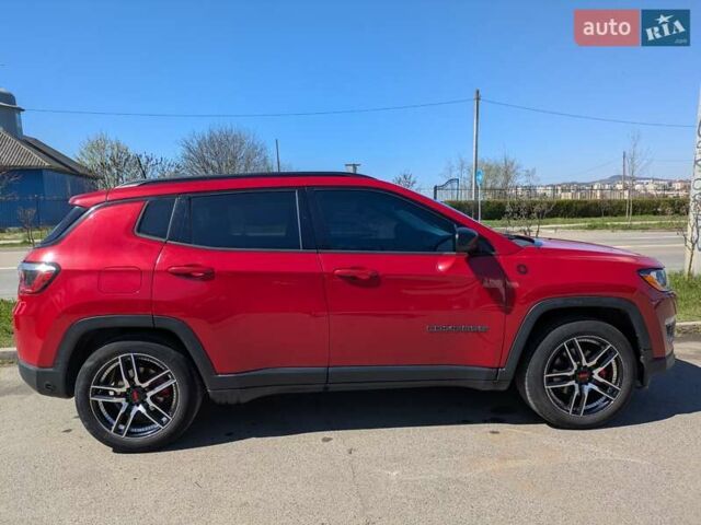 Красный Джип Компас, объемом двигателя 2.4 л и пробегом 173 тыс. км за 14999 $, фото 5 на Automoto.ua