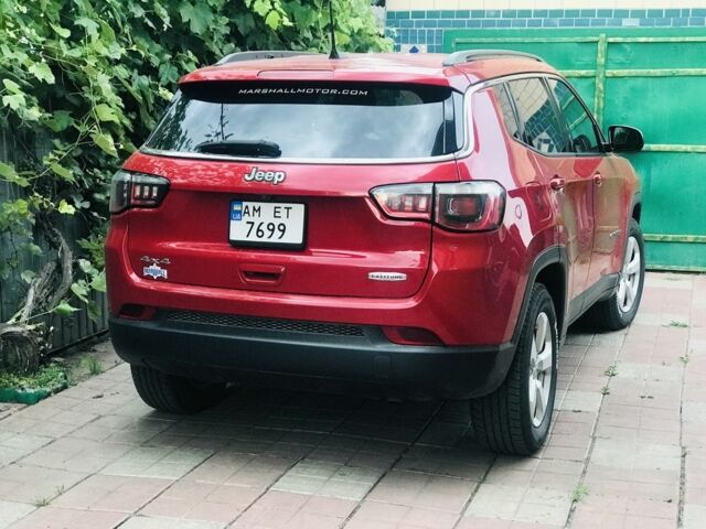 Красный Джип Компас, объемом двигателя 2.4 л и пробегом 100 тыс. км за 14754 $, фото 12 на Automoto.ua