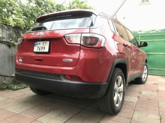 Красный Джип Компас, объемом двигателя 2.4 л и пробегом 100 тыс. км за 14754 $, фото 11 на Automoto.ua