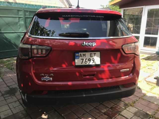 Красный Джип Компас, объемом двигателя 2.4 л и пробегом 100 тыс. км за 14754 $, фото 6 на Automoto.ua