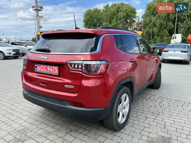 Красный Джип Компас, объемом двигателя 2.4 л и пробегом 153 тыс. км за 14150 $, фото 7 на Automoto.ua