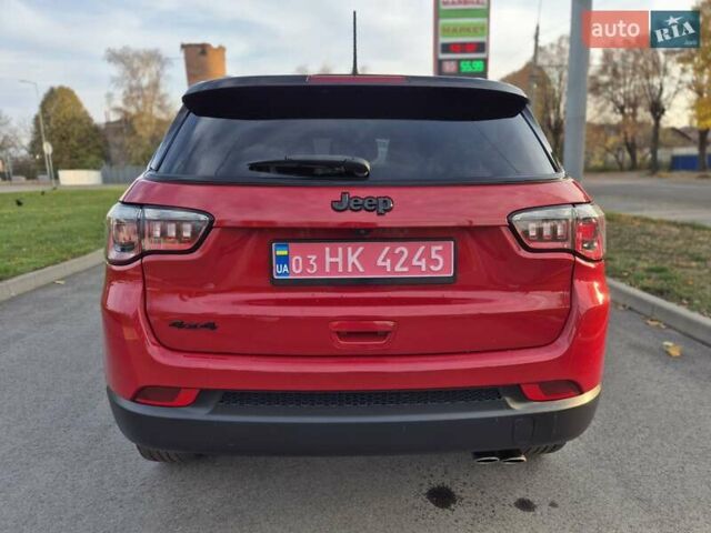 Красный Джип Компас, объемом двигателя 2.4 л и пробегом 143 тыс. км за 14200 $, фото 4 на Automoto.ua
