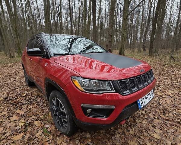 Красный Джип Компас, объемом двигателя 2.4 л и пробегом 95 тыс. км за 17659 $, фото 1 на Automoto.ua