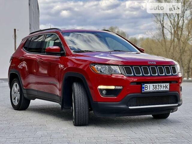 Красный Джип Компас, объемом двигателя 2.4 л и пробегом 35 тыс. км за 17700 $, фото 3 на Automoto.ua