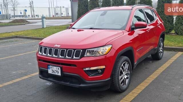 Красный Джип Компас, объемом двигателя 2.36 л и пробегом 147 тыс. км за 15550 $, фото 1 на Automoto.ua