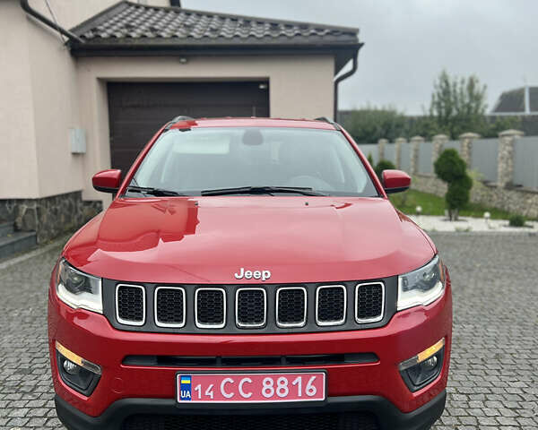 Красный Джип Компас, объемом двигателя 2.4 л и пробегом 89 тыс. км за 13999 $, фото 1 на Automoto.ua