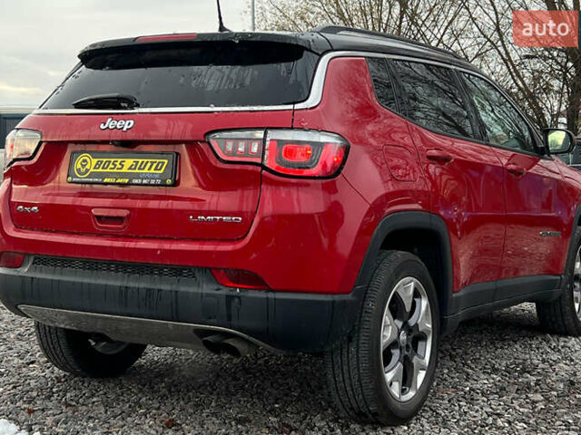 Красный Джип Компас, объемом двигателя 2.4 л и пробегом 89 тыс. км за 16300 $, фото 4 на Automoto.ua