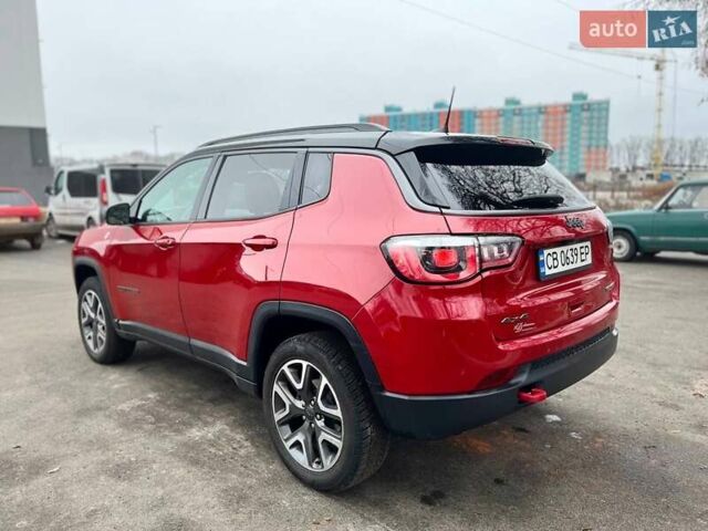 Джип Compass 2019 у Чернігові на Automoto.ua Червоний Джип Compass, об'ємом двигуна 2.36 л та пробігом 165 тис. км за 15300 $, фото 5 на Automoto.ua