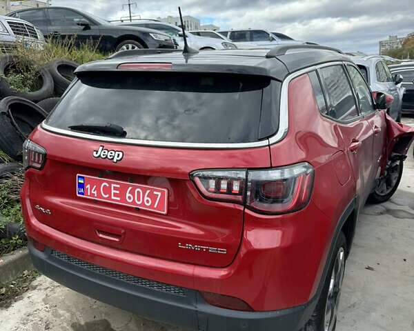 Красный Джип Компас, объемом двигателя 2.4 л и пробегом 78 тыс. км за 11600 $, фото 1 на Automoto.ua