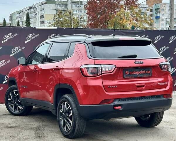 Красный Джип Компас, объемом двигателя 2.4 л и пробегом 112 тыс. км за 18000 $, фото 8 на Automoto.ua