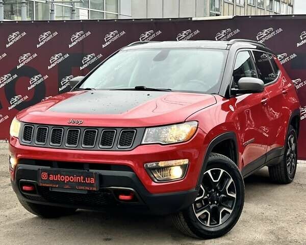 Красный Джип Компас, объемом двигателя 2.4 л и пробегом 112 тыс. км за 18000 $, фото 2 на Automoto.ua