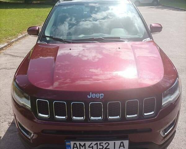 Красный Джип Компас, объемом двигателя 2.36 л и пробегом 93 тыс. км за 19000 $, фото 1 на Automoto.ua