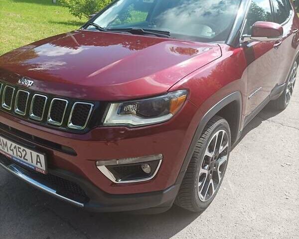Красный Джип Компас, объемом двигателя 2.36 л и пробегом 93 тыс. км за 19000 $, фото 2 на Automoto.ua