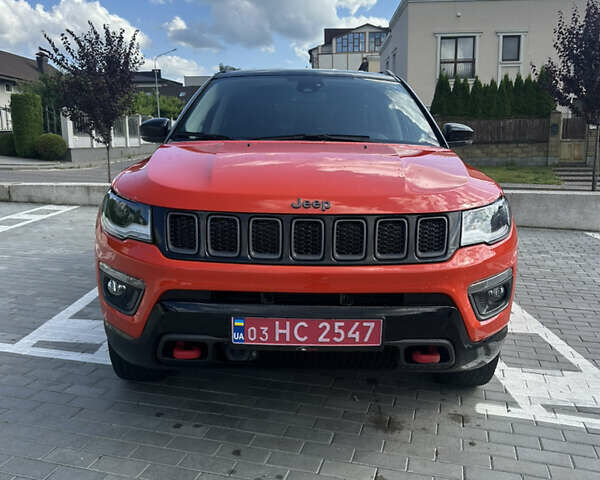 Красный Джип Компас, объемом двигателя 2.4 л и пробегом 123 тыс. км за 15450 $, фото 1 на Automoto.ua