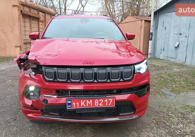 Красный Джип Компас, объемом двигателя 2.4 л и пробегом 91 тыс. км за 15000 $, фото 1 на Automoto.ua