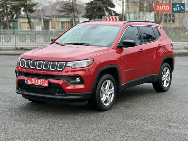 Красный Джип Компас, объемом двигателя 2 л и пробегом 30 тыс. км за 18600 $, фото 1 на Automoto.ua