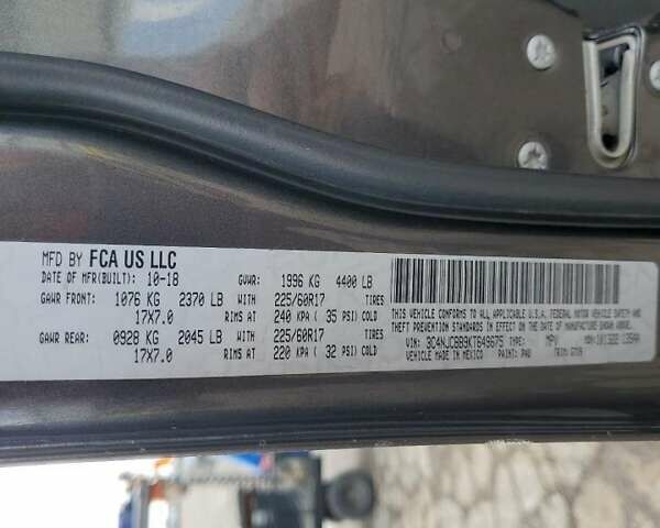 Джип Компас 2018 в Хмельницком на Automoto.ua Серый Джип Компас, объемом двигателя 2.4 л и пробегом 67 тыс. км за 2600 $, фото 12 на Automoto.ua