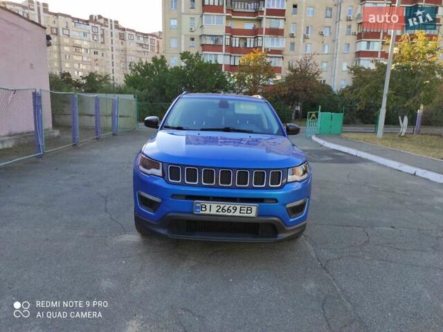 Синий Джип Компас, объемом двигателя 2.36 л и пробегом 92 тыс. км за 13200 $, фото 1 на Automoto.ua