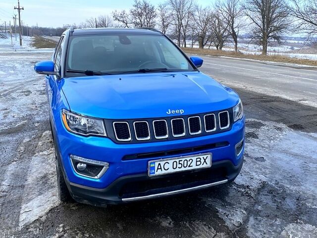 Синий Джип Компас, объемом двигателя 2.4 л и пробегом 76 тыс. км за 16900 $, фото 1 на Automoto.ua