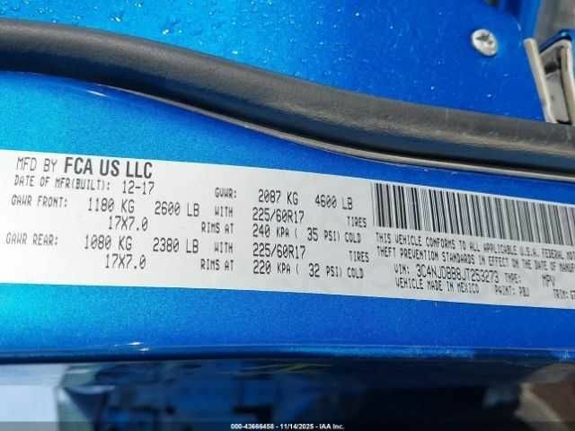 Синій Джип Compass, об'ємом двигуна 2.4 л та пробігом 104 тис. км за 4330 $, фото 8 на Automoto.ua