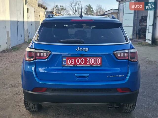 Синий Джип Компас, объемом двигателя 2.4 л и пробегом 138 тыс. км за 15800 $, фото 1 на Automoto.ua