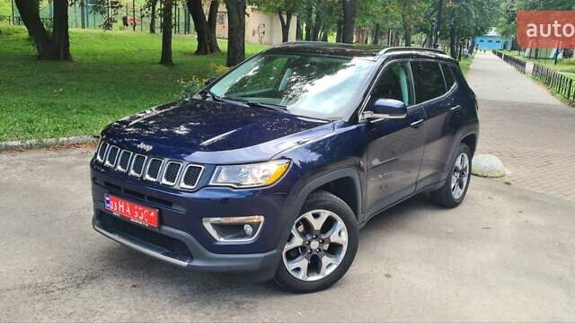 Синий Джип Компас, объемом двигателя 2.4 л и пробегом 138 тыс. км за 16200 $, фото 1 на Automoto.ua