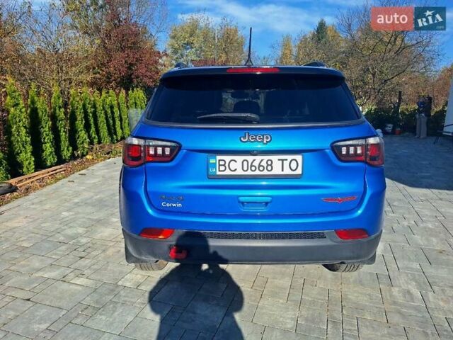 Джип Compass 2019 у Львові на Automoto.ua Синій Джип Compass, об'ємом двигуна 2.36 л та пробігом 104 тис. км за 16900 $, фото 8 на Automoto.ua