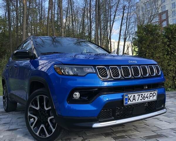 Синий Джип Компас, объемом двигателя 2 л и пробегом 28 тыс. км за 21200 $, фото 1 на Automoto.ua