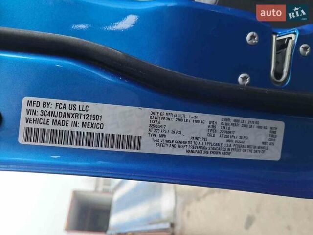 Синий Джип Компас, объемом двигателя 2 л и пробегом 9 тыс. км за 13500 $, фото 12 на Automoto.ua