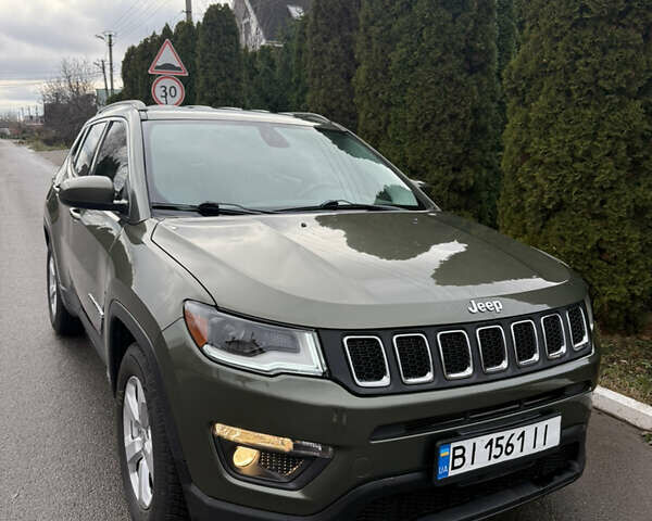 Зеленый Джип Компас, объемом двигателя 2.36 л и пробегом 103 тыс. км за 16000 $, фото 1 на Automoto.ua