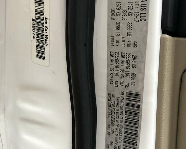 Білий Джип Grand Cherokee, об'ємом двигуна 3.6 л та пробігом 166 тис. км за 22700 $, фото 37 на Automoto.ua