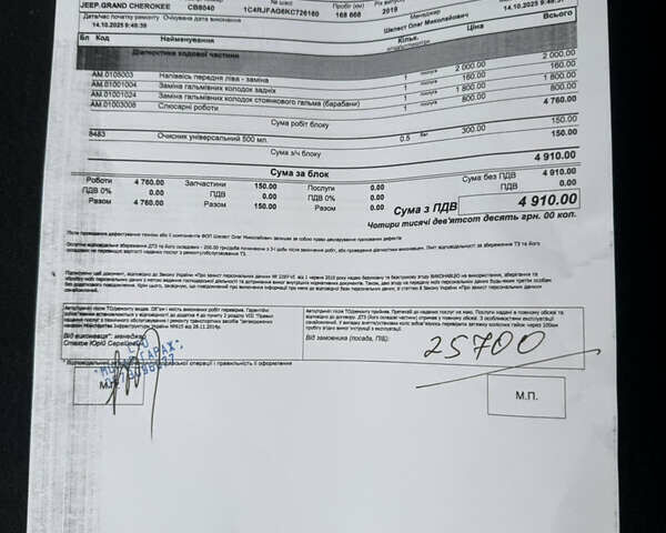 Белый Джип Гранд Чероки, объемом двигателя 3.6 л и пробегом 169 тыс. км за 21900 $, фото 32 на Automoto.ua