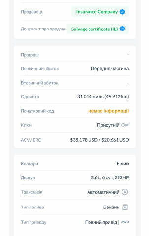 Белый Джип Гранд Чероки, объемом двигателя 3.6 л и пробегом 49 тыс. км за 27000 $, фото 17 на Automoto.ua