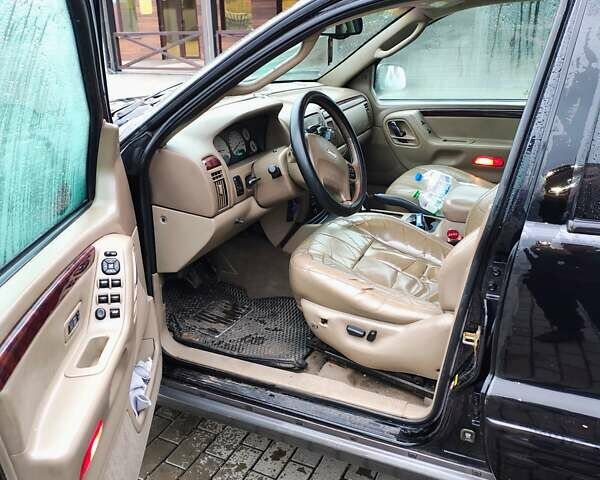 Черный Джип Гранд Чероки, объемом двигателя 2.69 л и пробегом 350 тыс. км за 5500 $, фото 4 на Automoto.ua