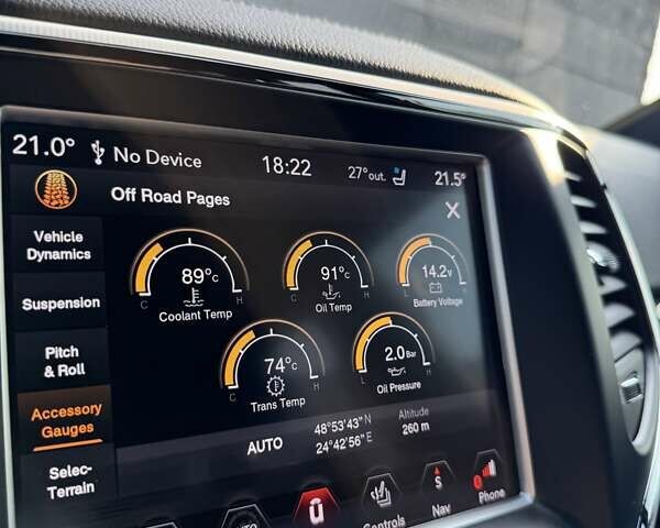 Чорний Джип Grand Cherokee, об'ємом двигуна 3.6 л та пробігом 89 тис. км за 28300 $, фото 19 на Automoto.ua