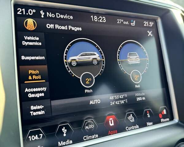 Чорний Джип Grand Cherokee, об'ємом двигуна 3.6 л та пробігом 89 тис. км за 28300 $, фото 13 на Automoto.ua