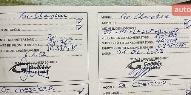 Чорний Джип Grand Cherokee, об'ємом двигуна 3 л та пробігом 100 тис. км за 29999 $, фото 253 на Automoto.ua